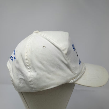 Yupoong 5 Panel White One Size Snapback Rope Hat Sensuous Charter Boat Fishing