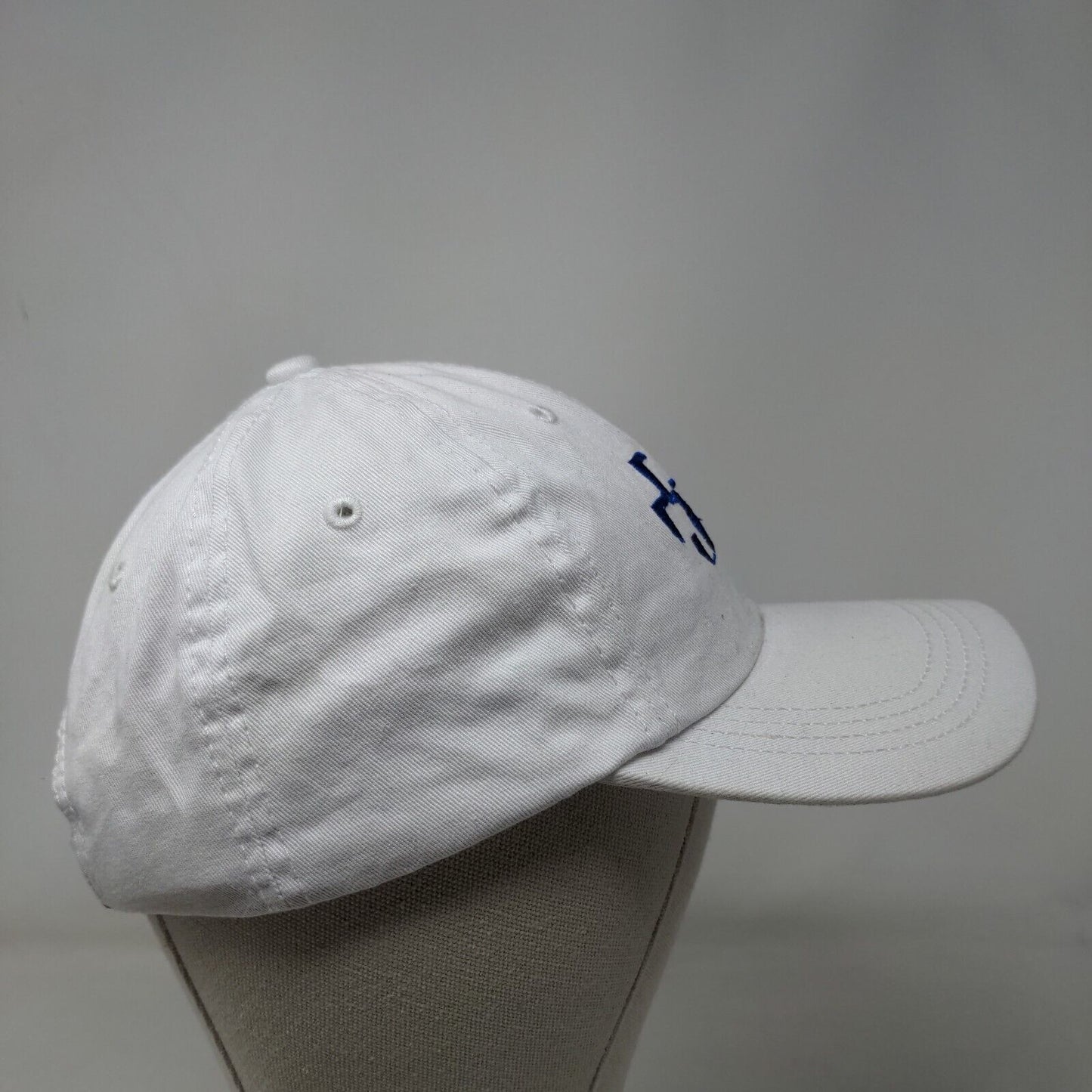 Baptist Health Slideback Hat White OSFA Embroidered Adjustable 6 Panel