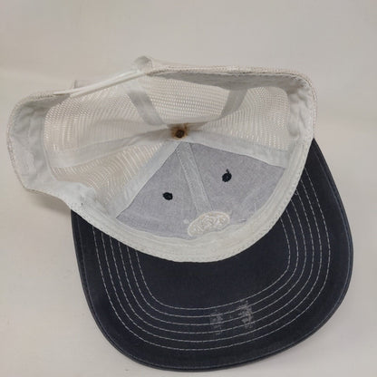 Smith & Wesson Snapback Trucker Hat Blue One Size Adjustable Mesh Back