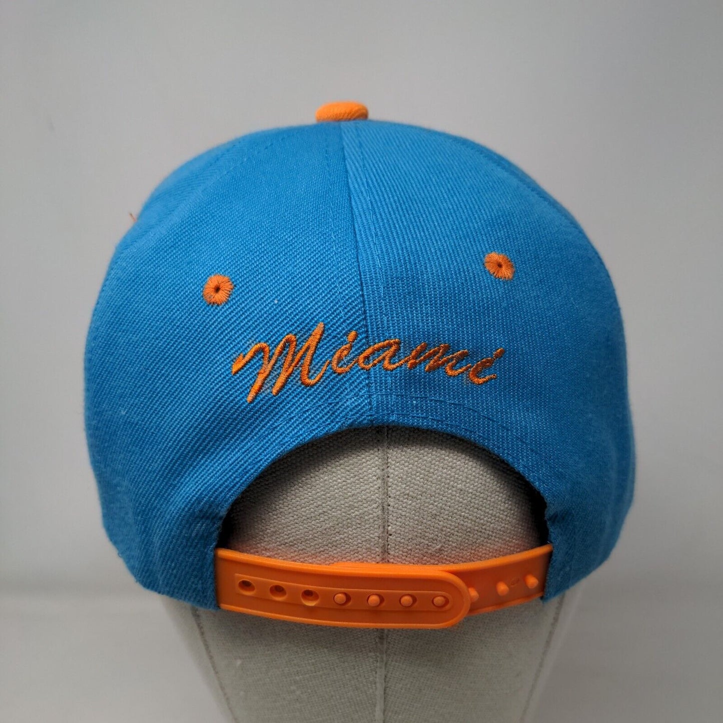 Miami Snapback Hat Multi One Size Embroidered Colorblock 6 Panel Icon
