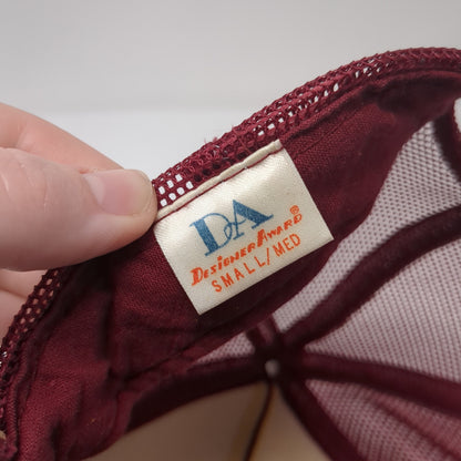 Waycinden Snapback Trucker Hat Red Medium Mesh Back Designer Award