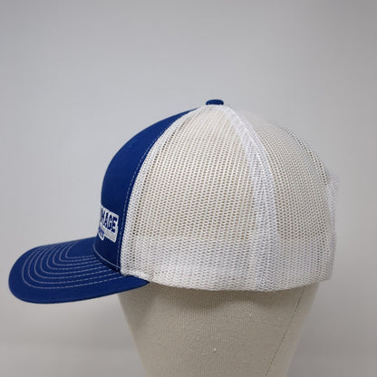 Pro Image Sports Snapback Trucker Hat Blue OS Adjustable Mesh Back Richardson