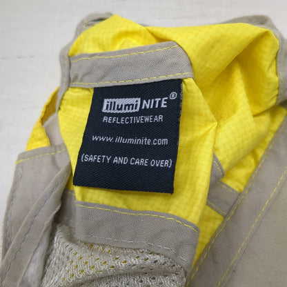 illumiNITE 5 Panel Yellow OSFM Hat Reflective Mesh Adjustable Strapback Running