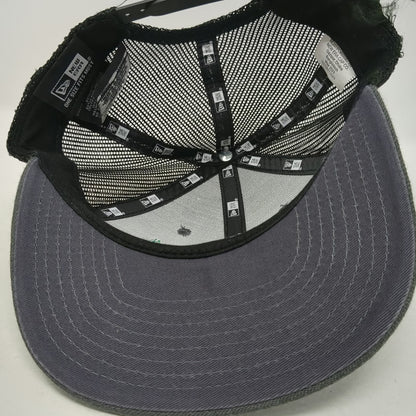 New Era Philadelphia Quality Roofing Trucker Hat Gray One Size Snapback Mesh Hat