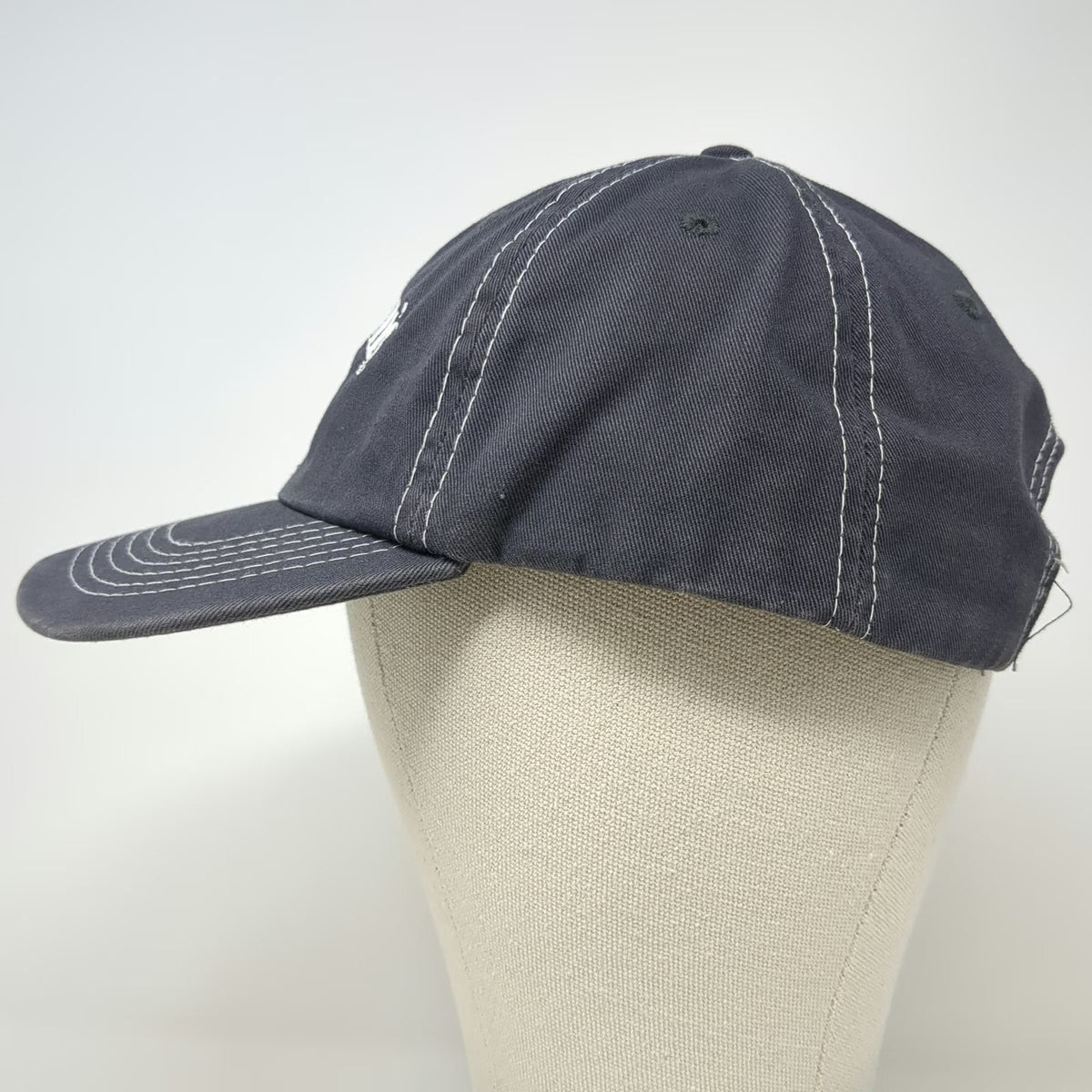 Jack Daniel's Baseball Cap Gray White One Size Old No 7 Contrast Stitch Hat