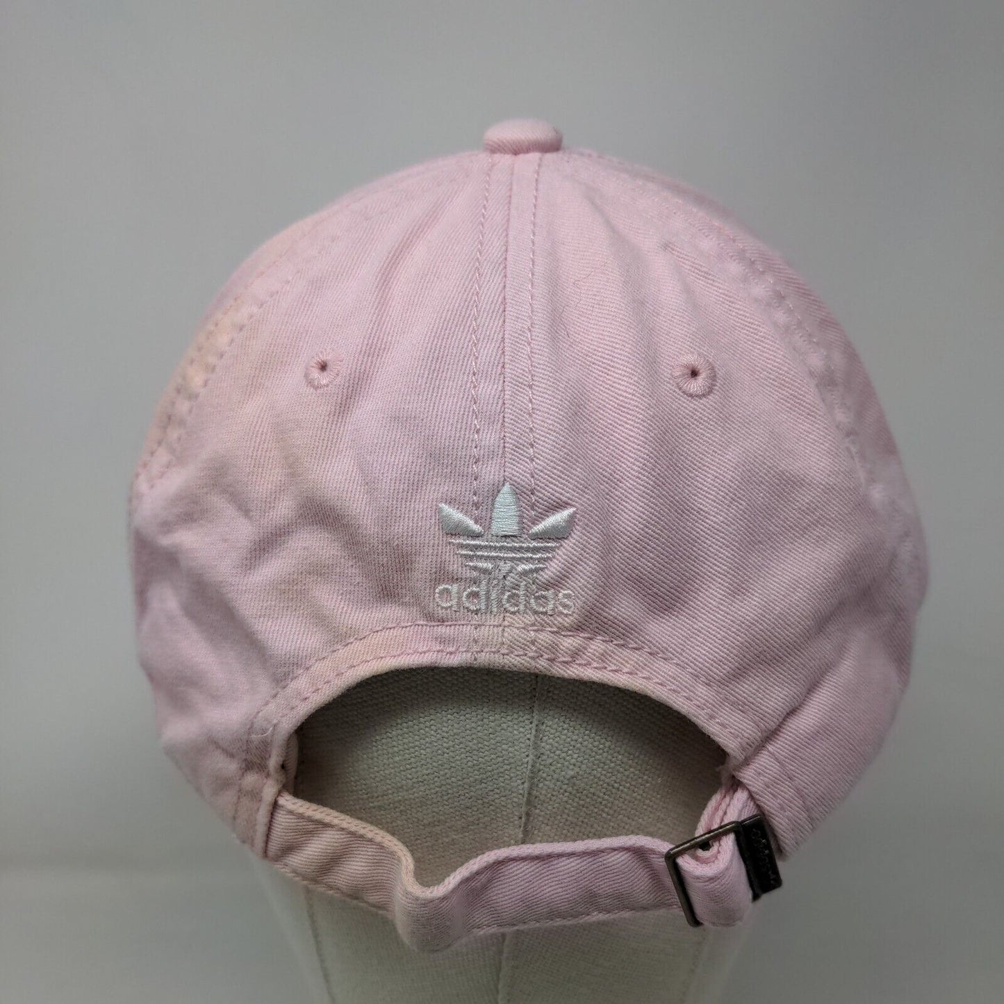 Adidas Slideback Hat Pink OSFM Adjustable Embroidered Vented Holes 6 Panel