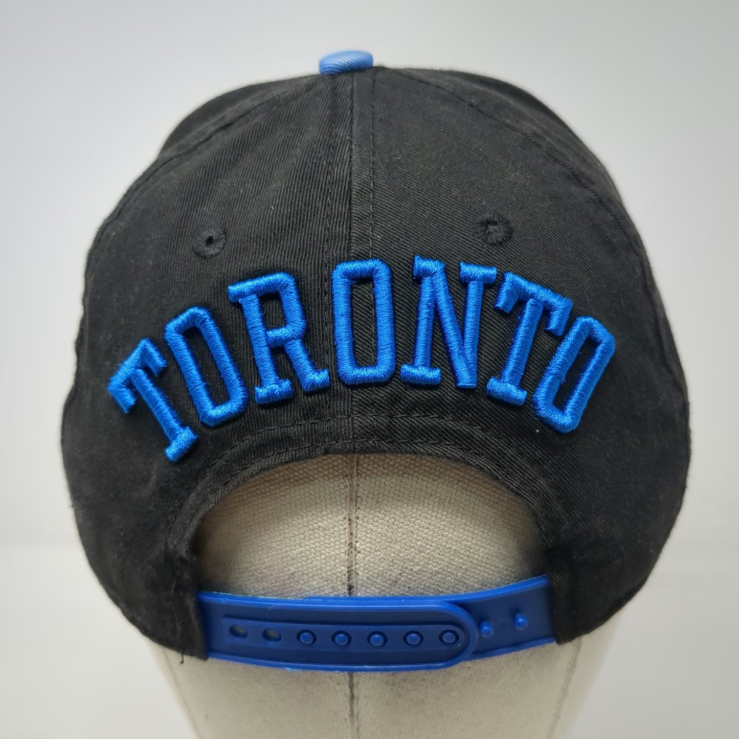New Era Toronto Blue Jays MLB Snapback Black Blue Hat One Size Embroidered Logo