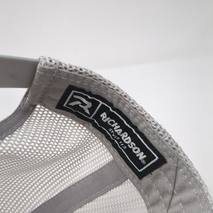 The Reel Charters Est 2024 Trucker Hat Gray One Size Adjustable Mesh Richardson