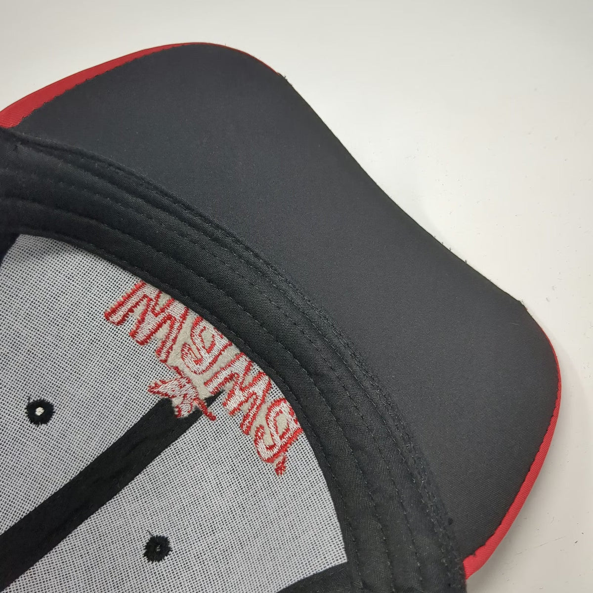 Wawa Baseball Cap Black One Size Polyester Strapback Red Goose Embroidered Hat