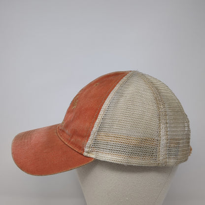 Key West Est. 1822 Trucker Hat Orange One Size Adjustable Mesh Back Headmost