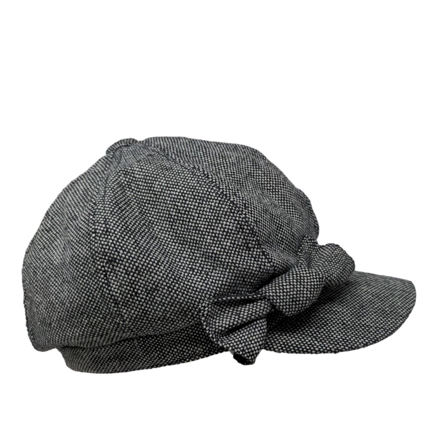 Payless Newsboy Pressboy Hat Cap Multicolor One Size Bow Blank