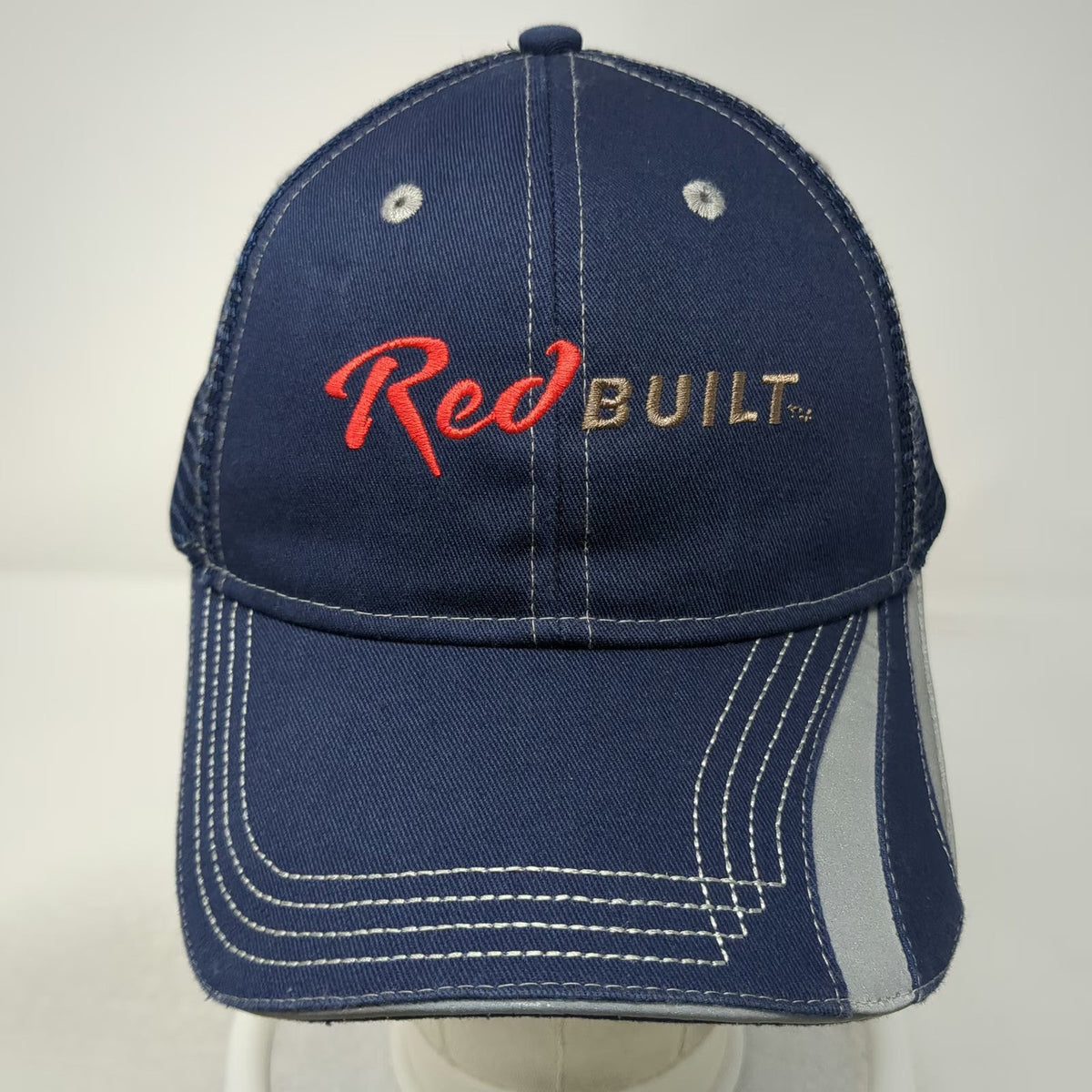 Cap America Baseball Cap Blue One Size RedBuilt Mesh Reflective Strapback Hat