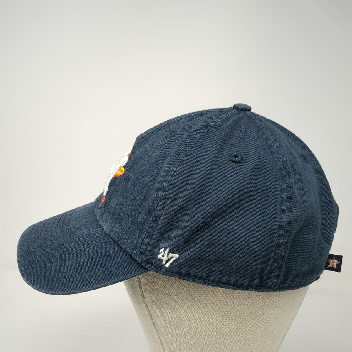 Houston Astros MLB 47 Baseball Cap Blue One Size Cotton Star Logo Slideback Hat