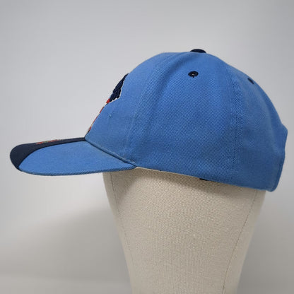 SJI Baseball Cap Blue One Size Native Pride USA Map Flag Feather Brim Hat