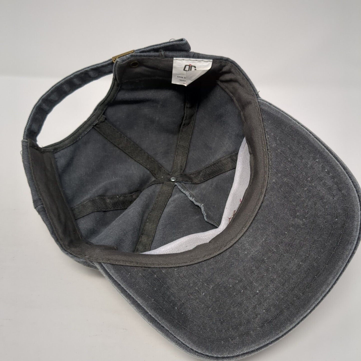 Sommer Builders Inc. Slideback Hat Gray One Size Adjustable Embroidered