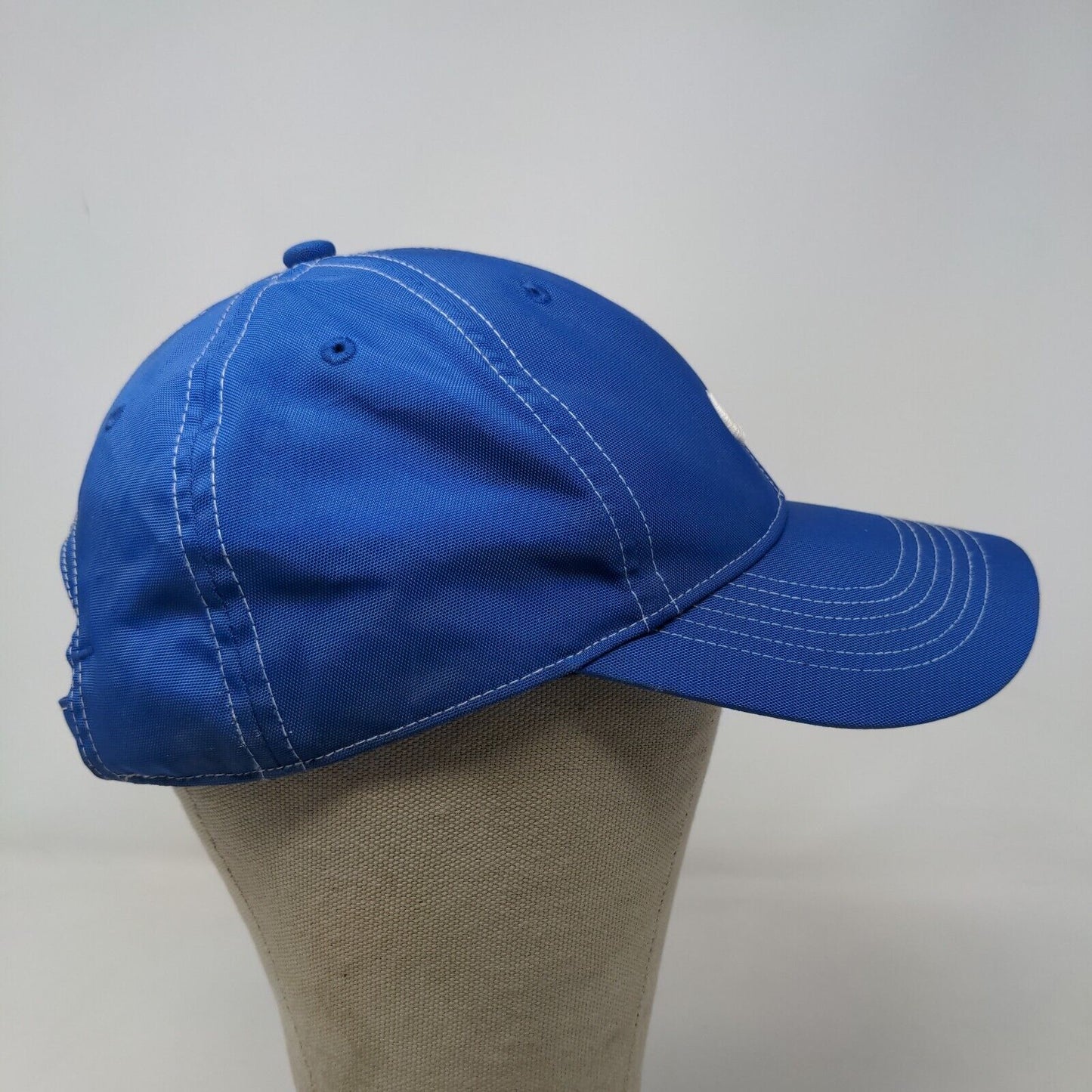 Nike Golf Men's Strapback Hat Blue OSFA Embroidered Swoosh Logo Polyester