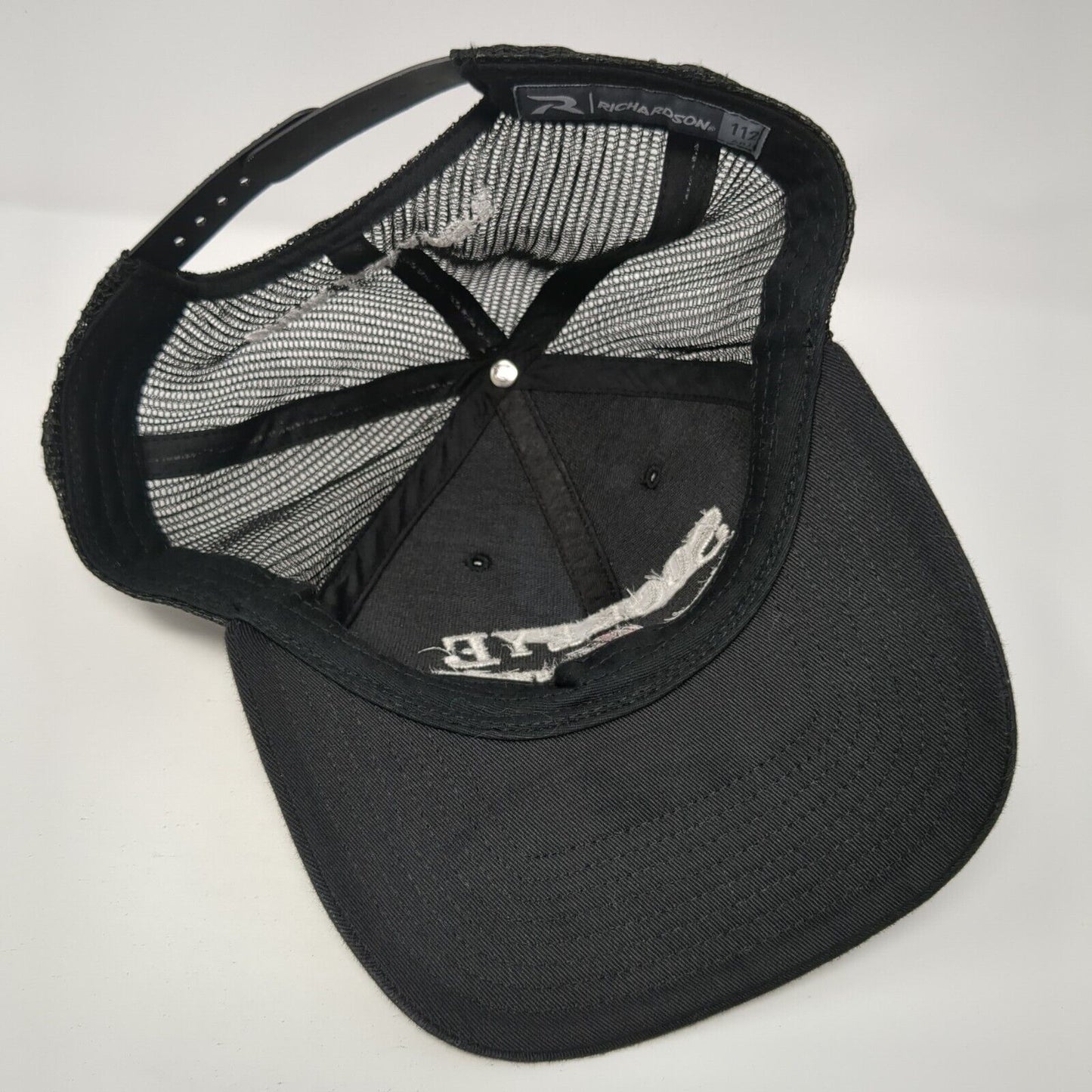 Sockeye Brewing Company Snapback Trucker Hat Black OS Adjustable Mesh Richardson