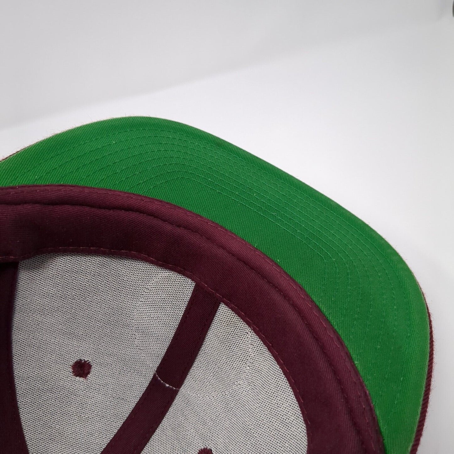 The Nayborhood Patch Snapback Hat Red One Size Adjustable AS Colour