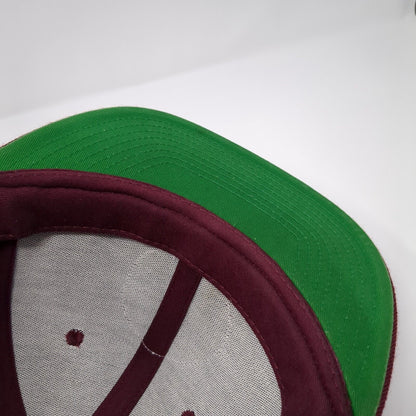 The Nayborhood Patch Snapback Hat Red One Size Adjustable AS Colour