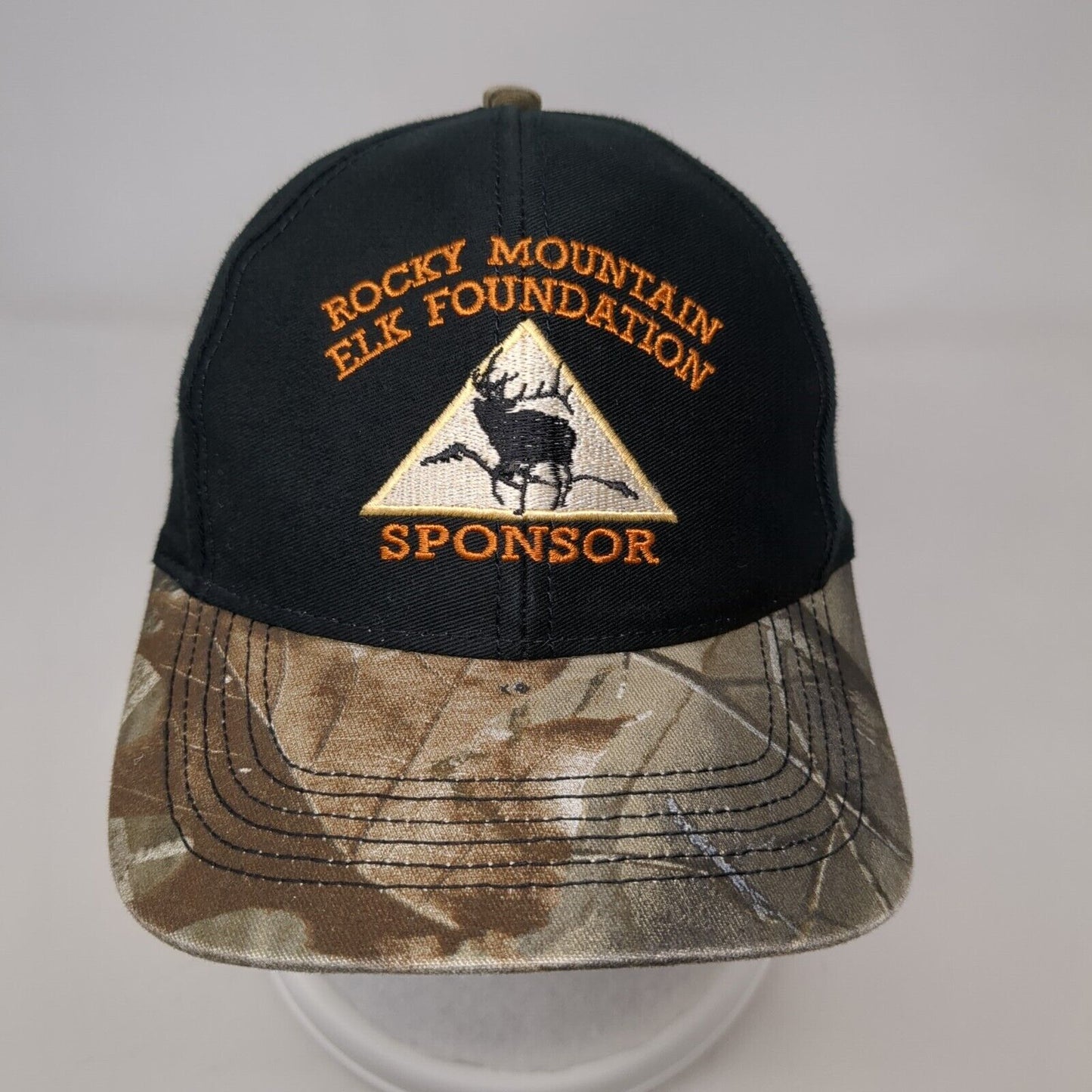 Rocky Mountain Elk Foundation Spondor Slideback Hat Multicolor OS Embroidered