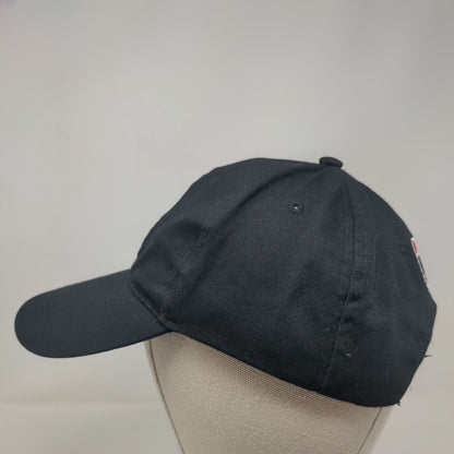 Palm Tree Ruud Slideback Hat Black One Size Embroidered Adjustable 6 Panel