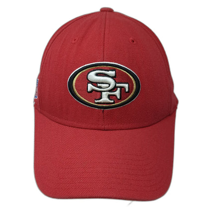 Reebok San Francisco 49ers NFL Red Cap OSFM Sideline Strapback Embroidered Hat