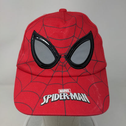 Marvel Ultimate Spider-Man Snapback Hat Red S-M Red Embroidered 5 Panel
