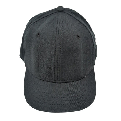 New Era Fitted Hat Blue 6 7/8 Solid Blank 6 Panel Vent Holes Outdoor