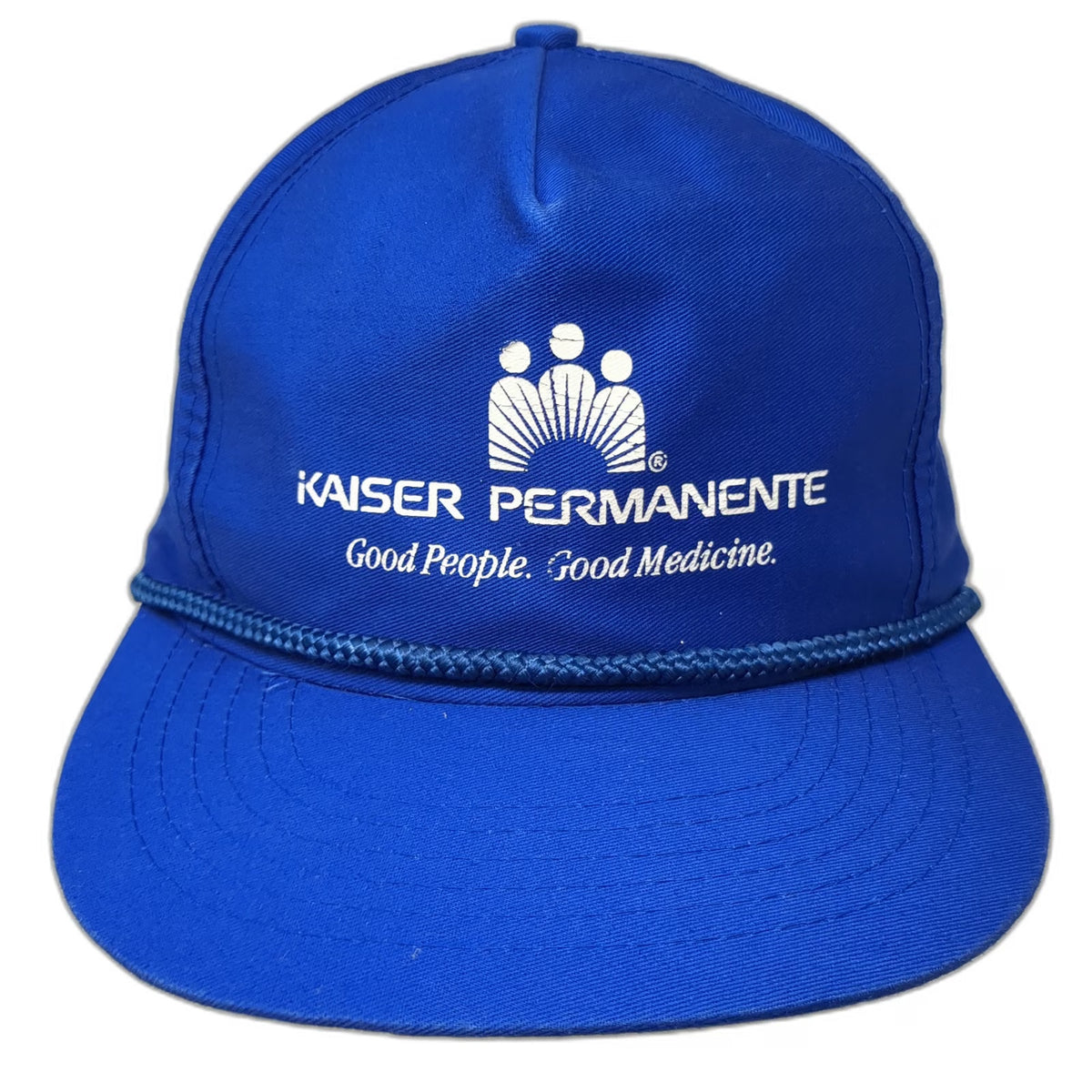 Head To Toe 5 Panel Blue One Size Hat Kaiser Permanente Rope Snapback Graphic