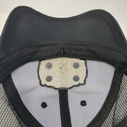 San Antonio Snapback Trucker Hat Black One Size Adjustable Mesh Back Pit Bull