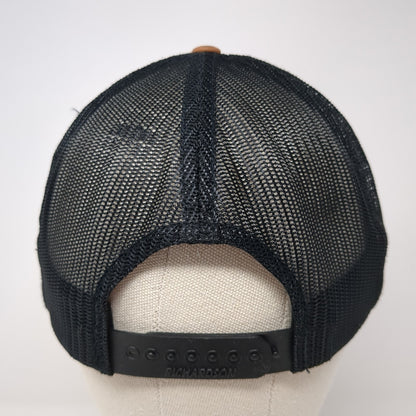 PTSD Veteran Athletes Snapback Rope Trucker Hat Brown One Size Mesh Back