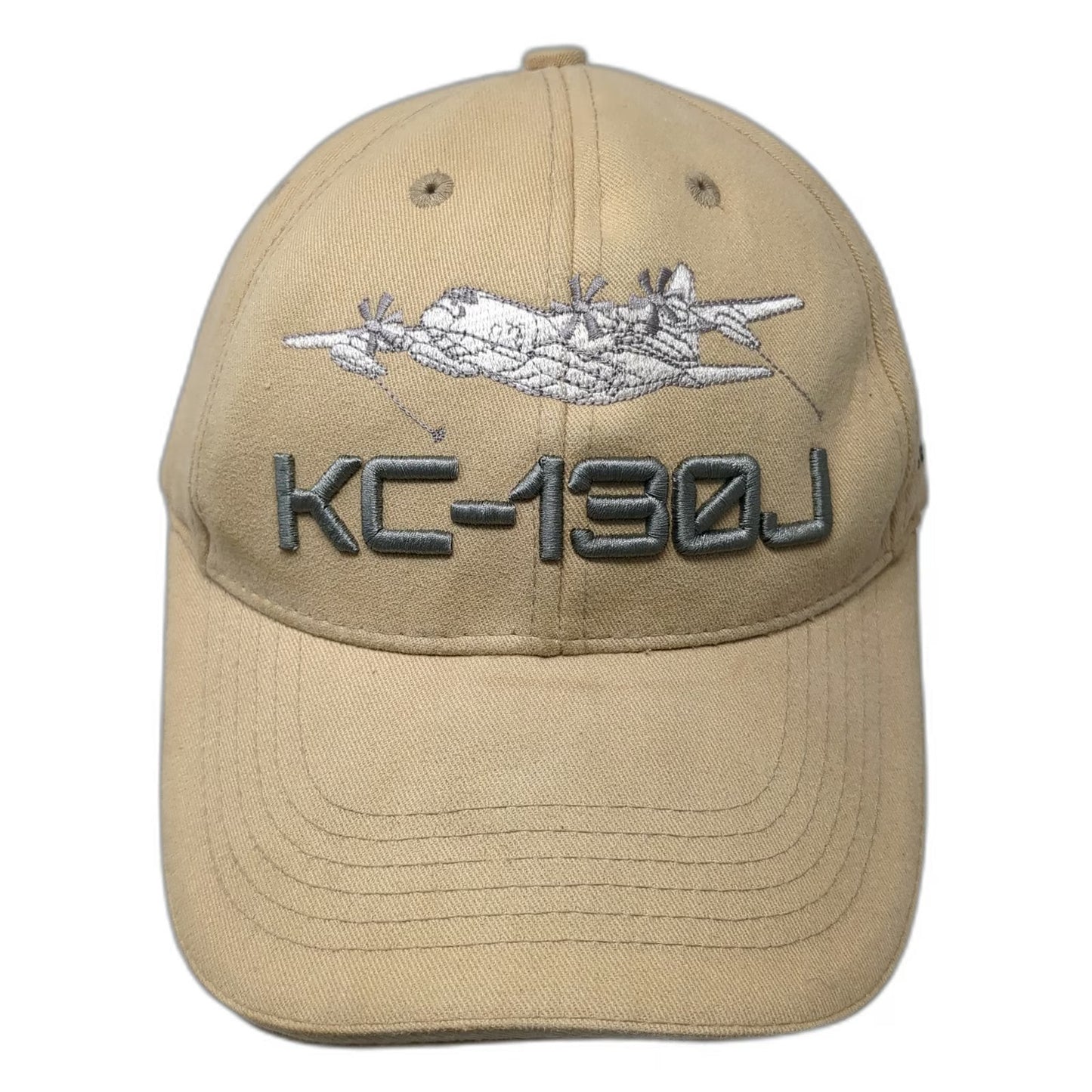 Lockheed Martin KC-130J Aircraft Kuwait Flag Beige One Size Baseball Cap Hat