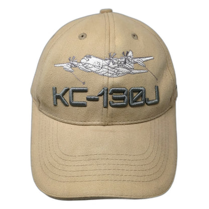 Lockheed Martin KC-130J Aircraft Kuwait Flag Beige One Size Baseball Cap Hat