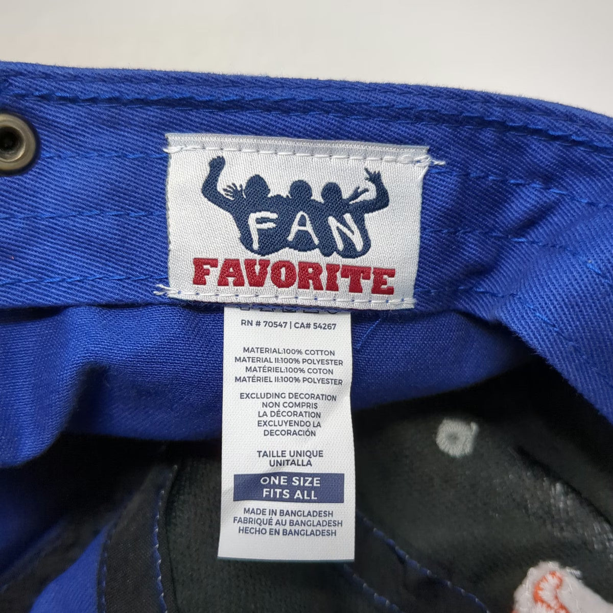 New York Mets MLB Fan Favorite Baseball Cap Blue Gray One Size Cooperstown Hat