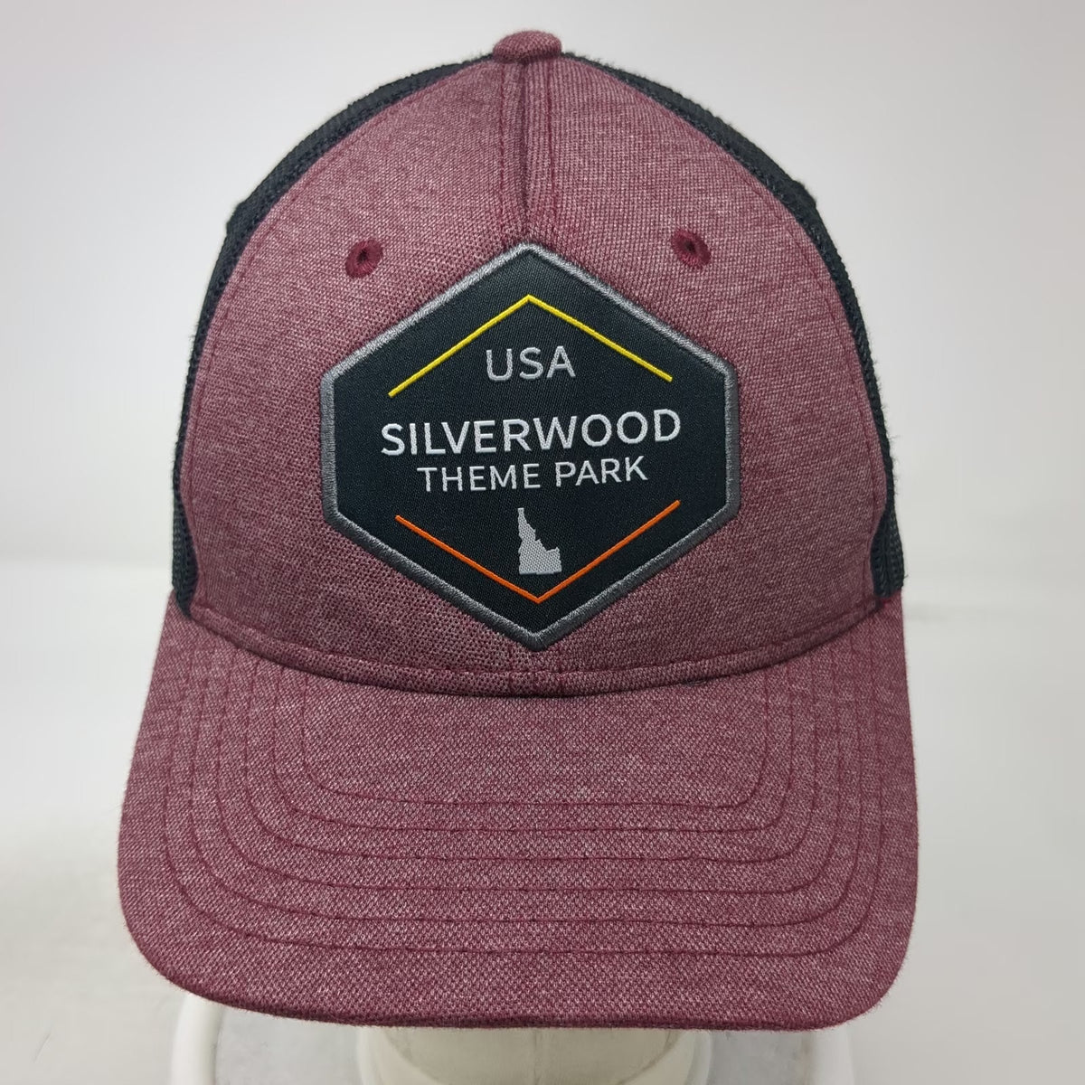 Triangle Sport Red One Size Trucker Hat Silverwood Theme Park Idaho Snapback