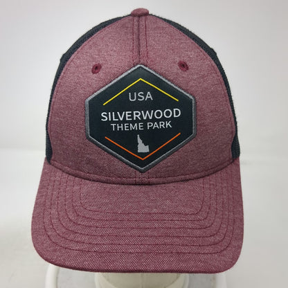Triangle Sport Red One Size Trucker Hat Silverwood Theme Park Idaho Snapback
