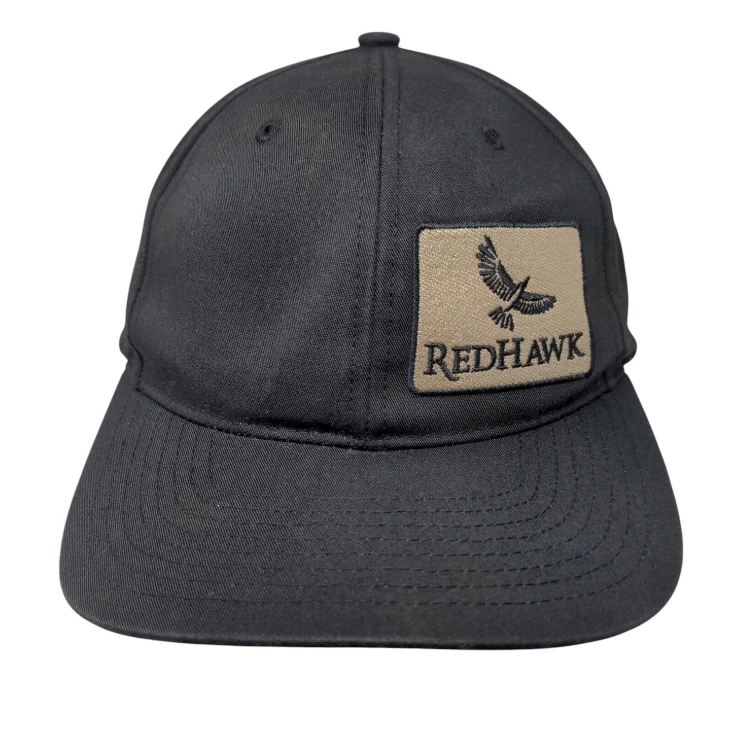 Redhawk Nampa ID Strapback Hat Black Small Embroidered Richardson