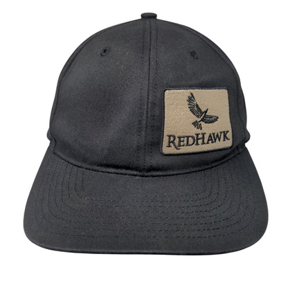 Redhawk Nampa ID Strapback Hat Black Small Embroidered Richardson
