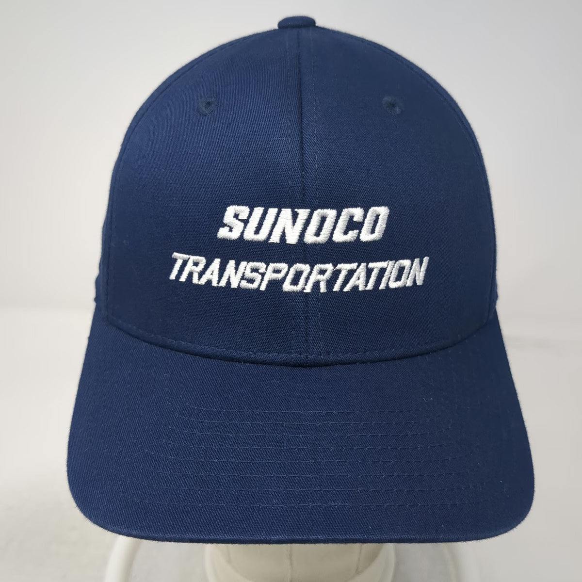 Port Authority Baseball Cap Blue XL Sunoco Transportation Fitted Flexfit Hat