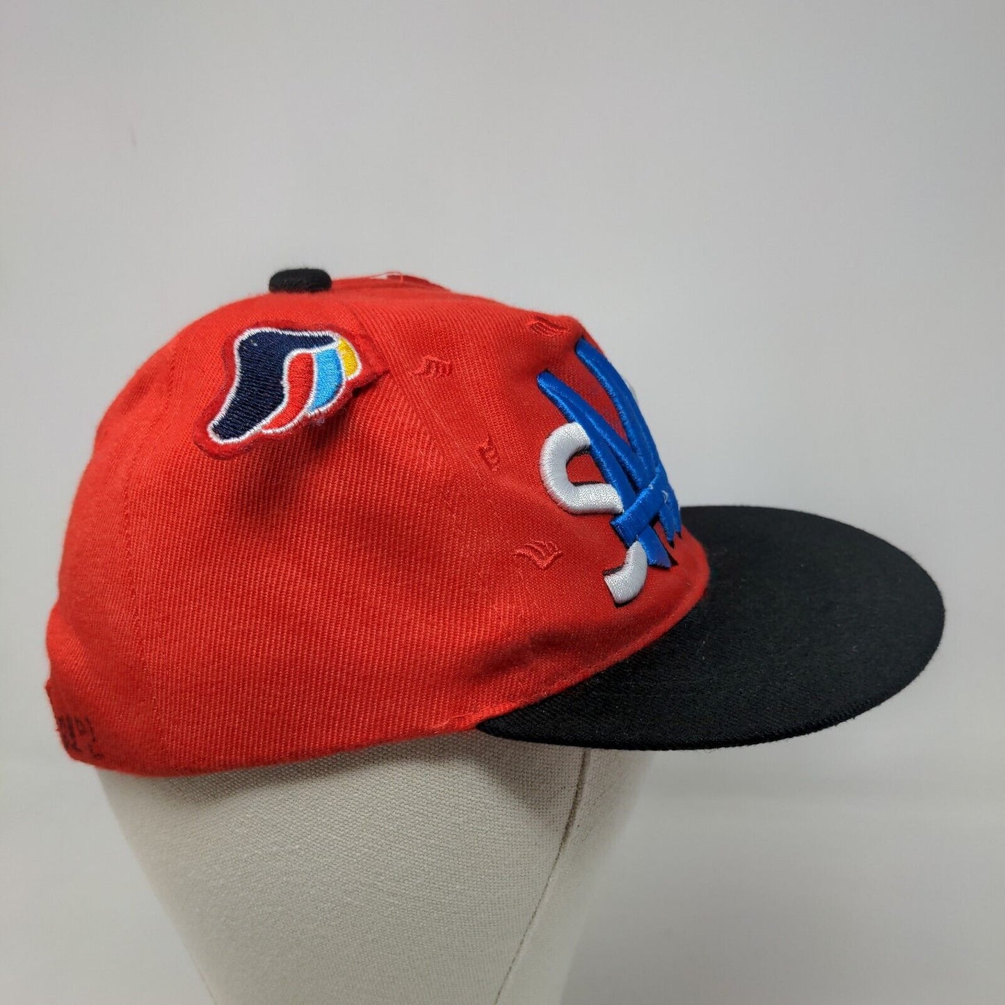 Unbranded Boy's Snapback Hat Red Adjustable Embroidered SMBI Logo Wings