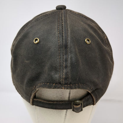 George Baseball Cap Brown One Size Slideback Distressed Contrast Stitching Hat