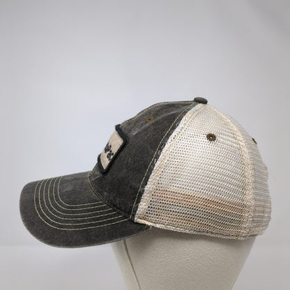 IdaPac Snapback Trucker Hat Gray OS Adjustable Embroidered Mesh Back Legacy