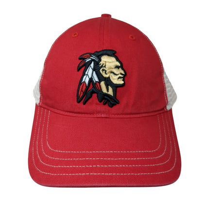 Indian Boise Snapback Trucker Hat Red M/L Mesh Back Richardson Outdoor