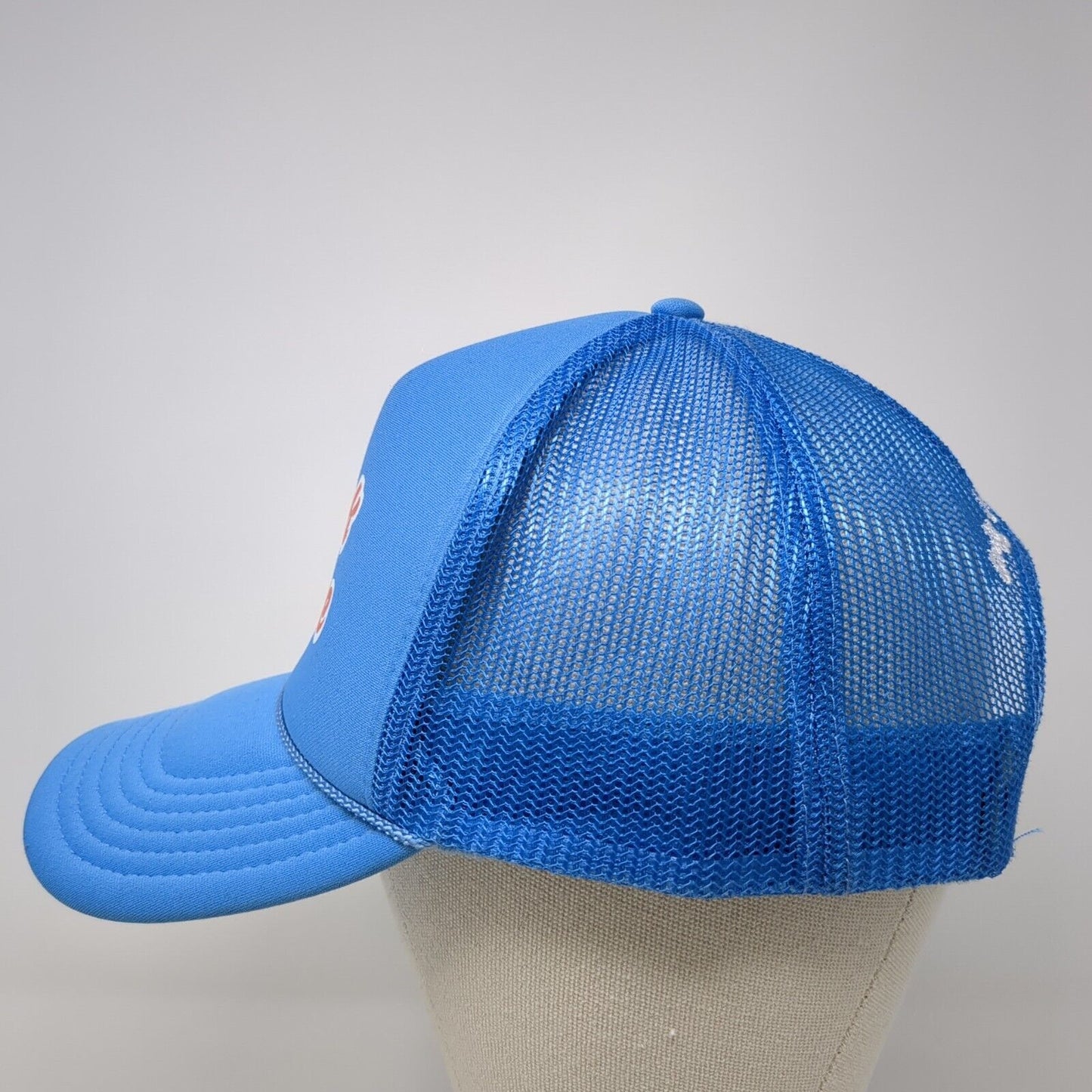 Back Home Snapback Rope Trucker Hat Blue OSFM Solid Mesh Back Otto