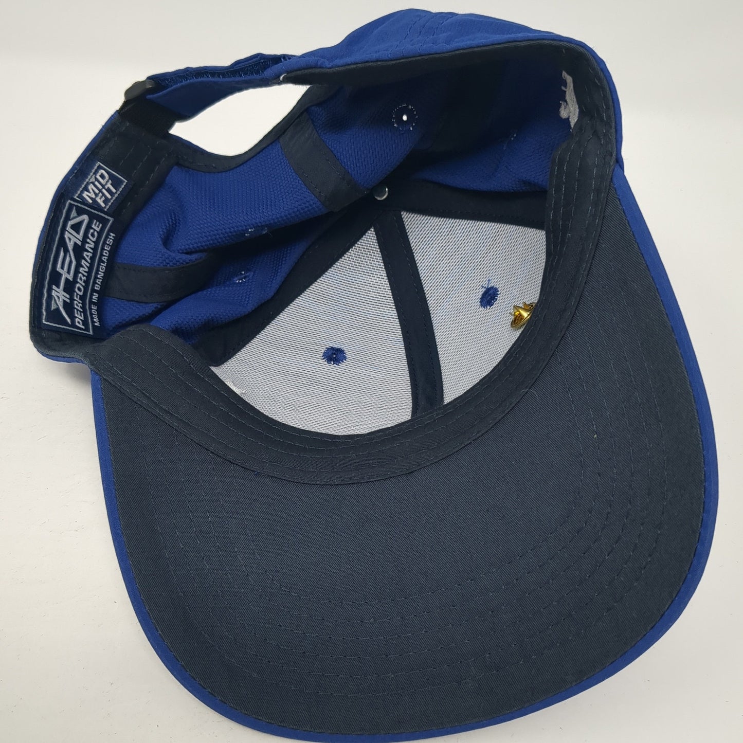 Paiute Strapback Hat Blue One Size Adjustable Mid Fit Ahead Performance