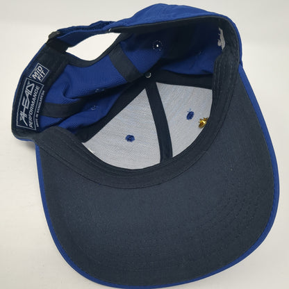 Paiute Strapback Hat Blue One Size Adjustable Mid Fit Ahead Performance