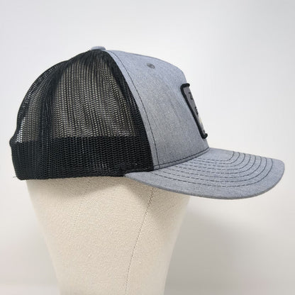 Richardson Trucker Hat Gray One Size Snapback Cow Patch Zoetis Animal Health