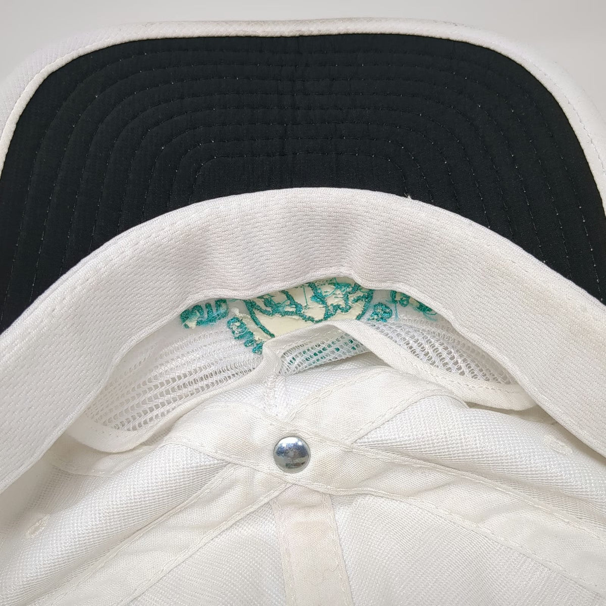 Outdoor Cap 5 Panel White One Size Sawtooth Lodge Idaho Mountain Green Rope Hat