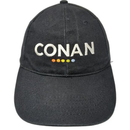Baseball Cap Black Conan O'Brien TBS Talk Show Embroidered Logo Hat Vintage