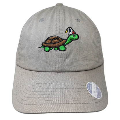 KBETHOS Baseball Cap Gray One Size Turtle Party Animal Adjustable Slideback Hat